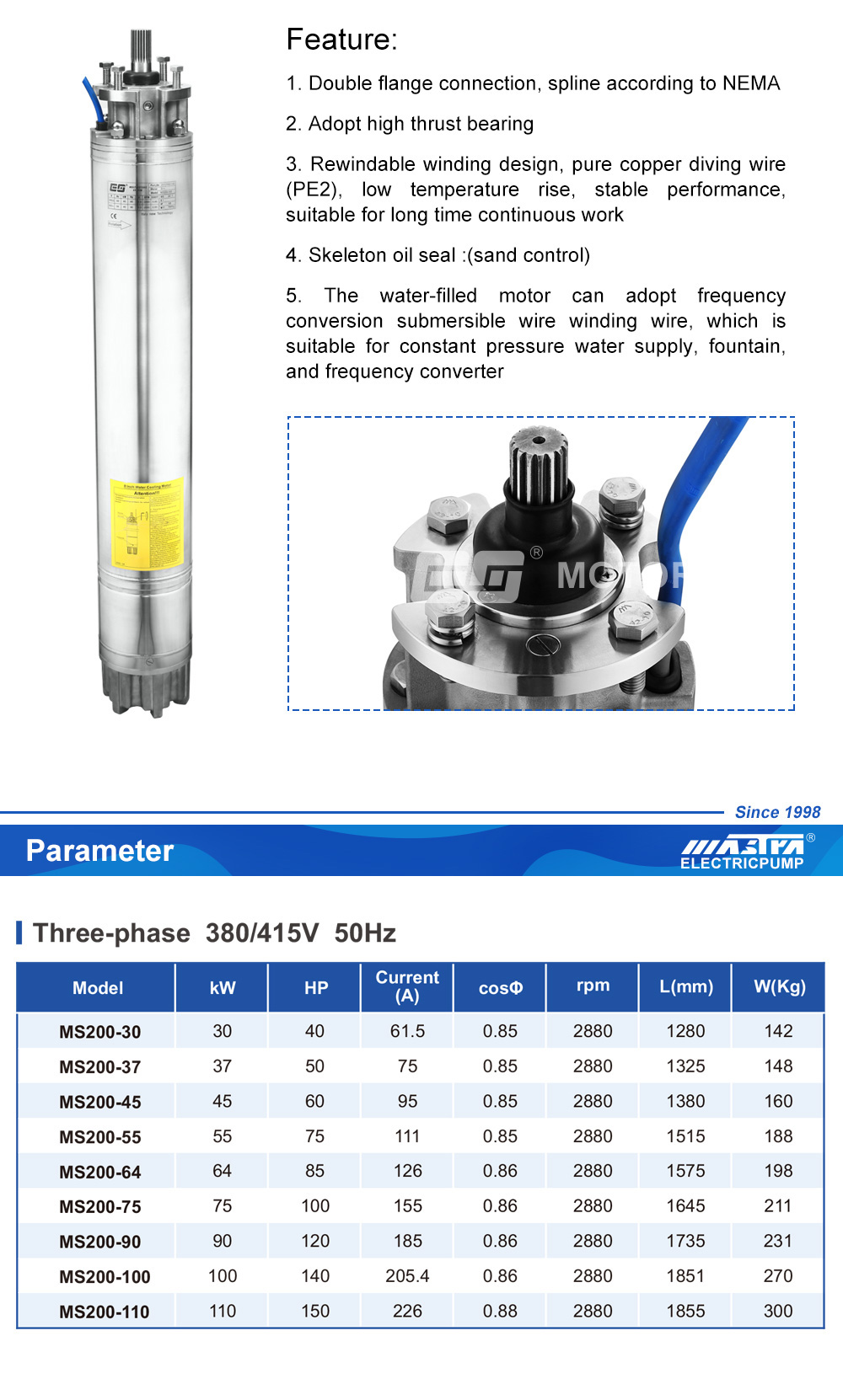 pequeña bomba de agua