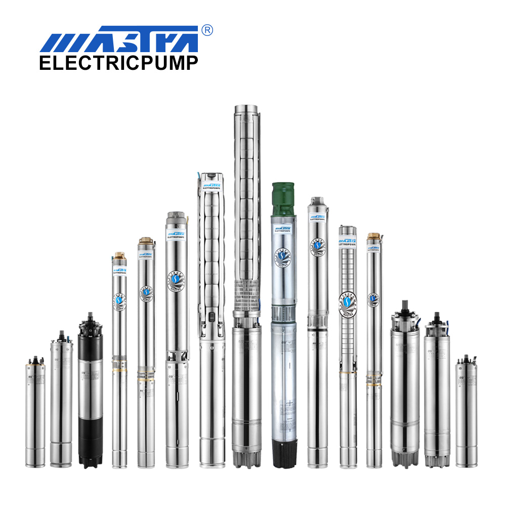 Bomba sumergible Mastra de 5 pulgadas de 60 Hz - Serie R125 Caudal nominal de 8 M³/h 