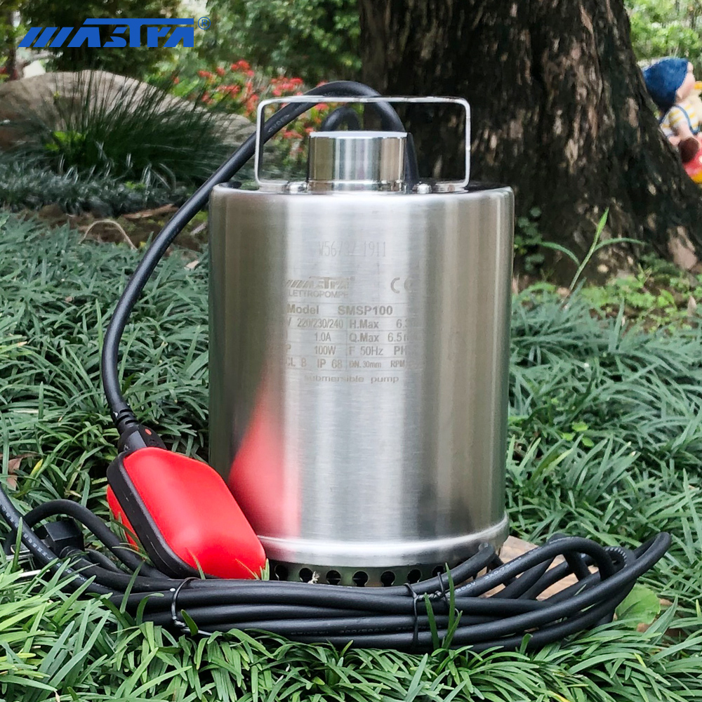 Acero inoxidable sumergible doméstico de la bomba para aguas residuales de MSP/SMSP o material plástico