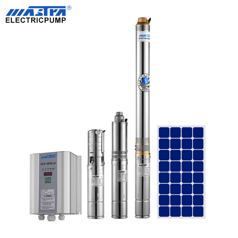 Piezas de pozo de agua del sistema de bomba de agua Solar DC