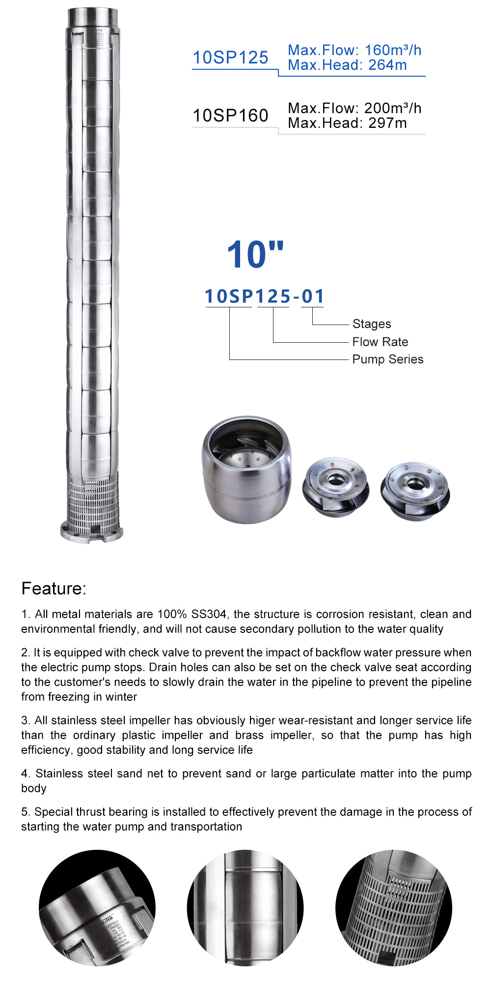 bomba sumergible de agua